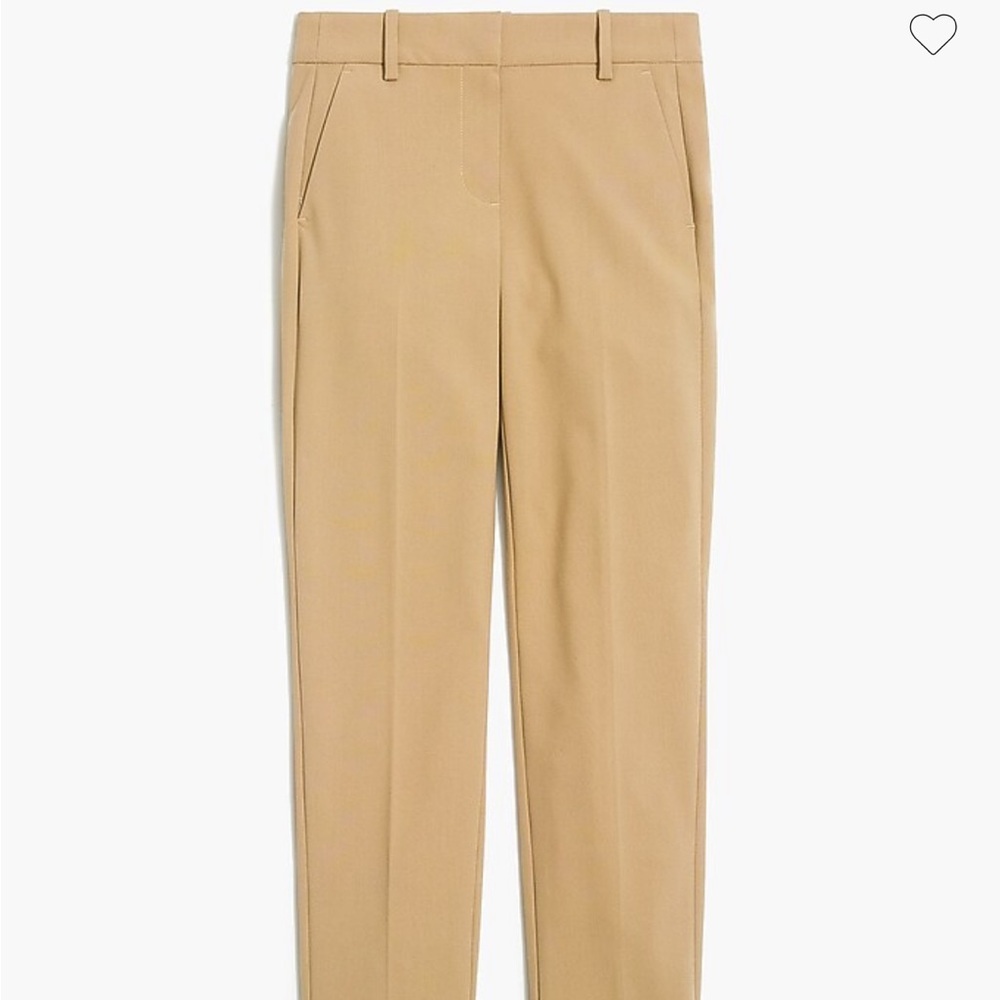 J. Crew Factory Slim cropped Ruby pant in stretch twill